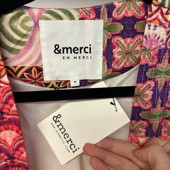 &merci Colorful Patterned Women's Robe - Picture 2 of 3